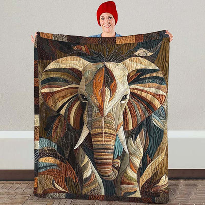 Midnight Wanderer Elephant Blanket - D221 - Premium Blanket