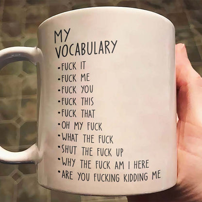 Funny Mug - Vocabulary - Coffee Mug