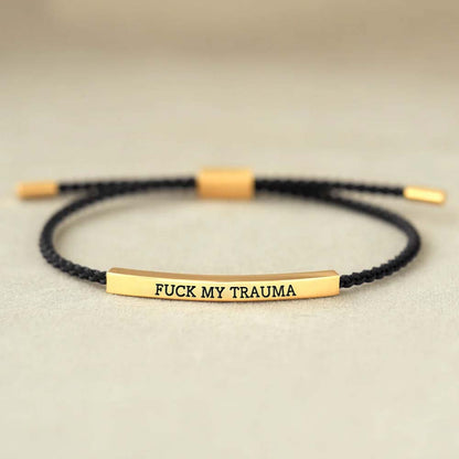 F❤ck My Trauma Tube Bracelet