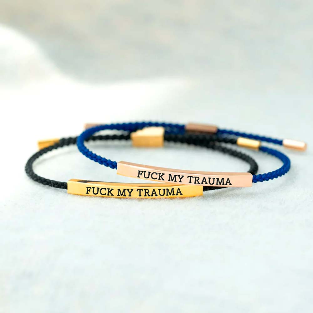 F❤ck My Trauma Tube Bracelet