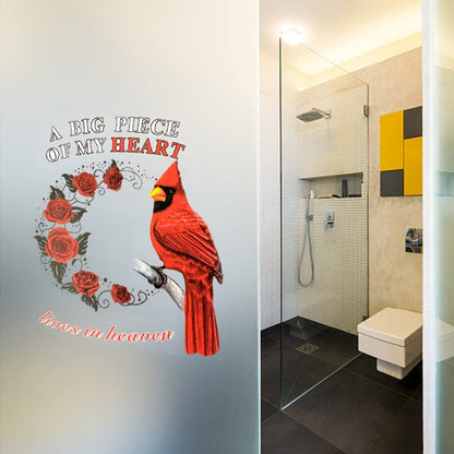 Cardinal Sticker - My Big Piece of Heart Decal 🐦