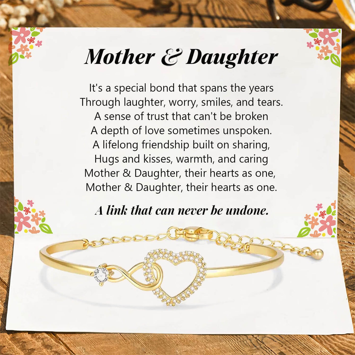 Mother & Daughter - Infinity Heart Bracelet