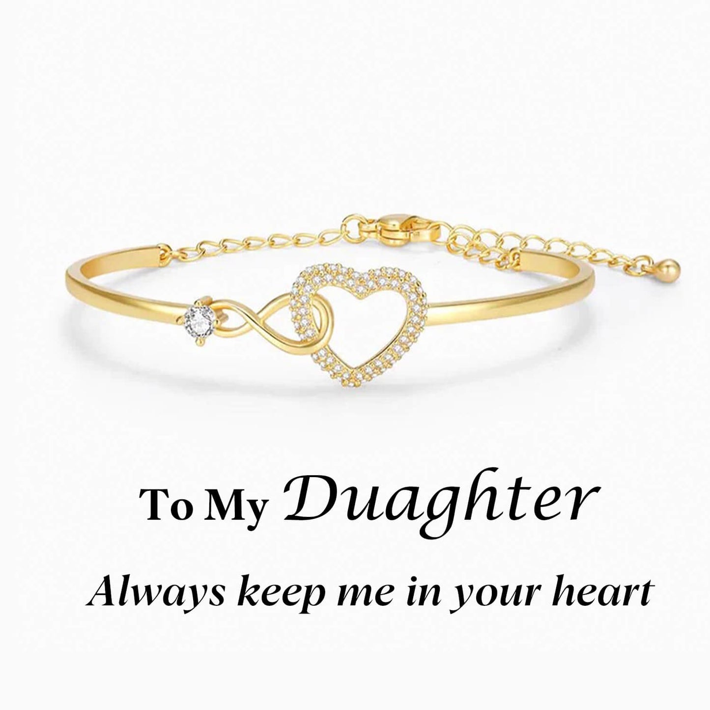 Mother & Daughter - Infinity Heart Bracelet