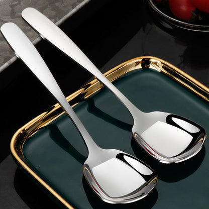 Square Head Stainless Steel Spoons