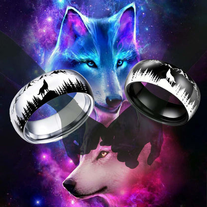 Wolf Couple Ring - A Symbol of Strength Guardianship