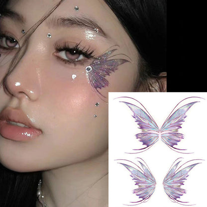 Butterfly Glitter Stickers - Waterproof Temporary Tattoos