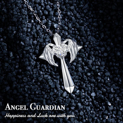 Angel Wings Cross Necklace