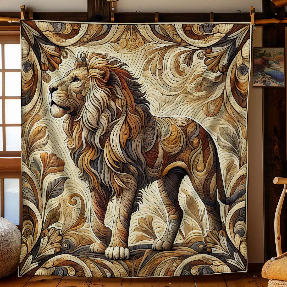 Lion Native Blanket - H189 - Premium Blanket