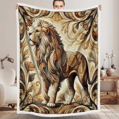 Lion Native Blanket - H189 - Premium Blanket