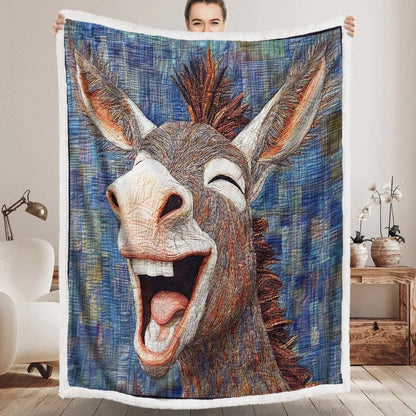 Laughing Donkey Blanket - H223 - Premium Blanket