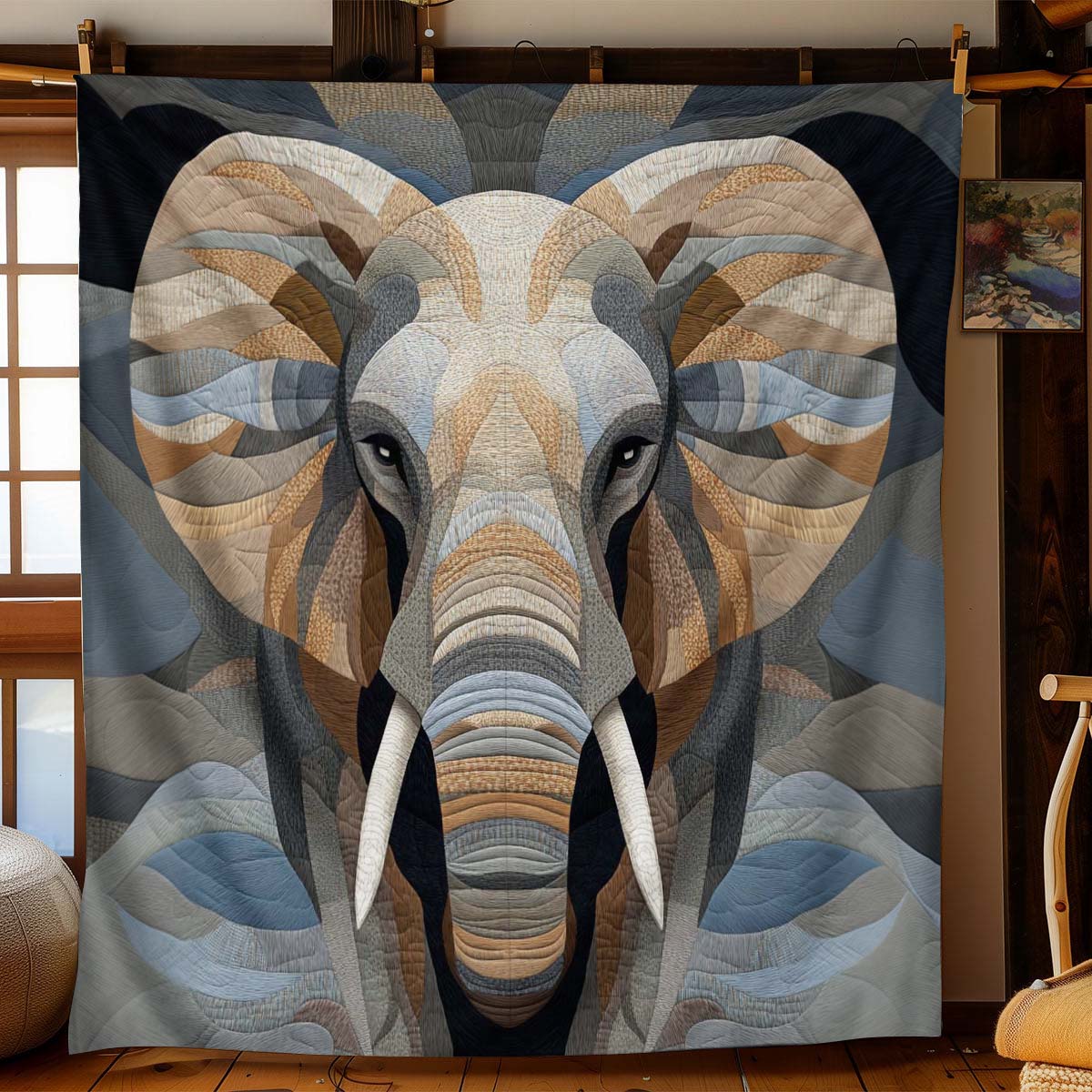 Stunning Elephant Blanket - H237 - Premium Blanket