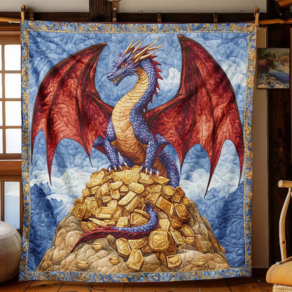 Mythic Wealth Dragon Blanket - H251 - Premium Blanket