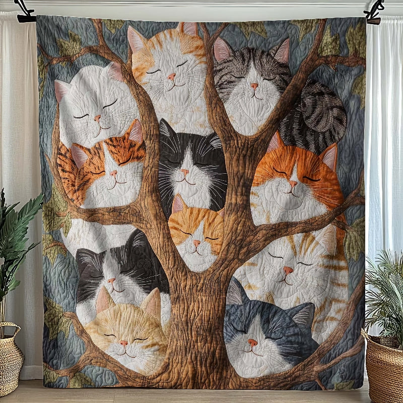 Purrfectly Playful Cats Blanket - H261 - Premium Blanket