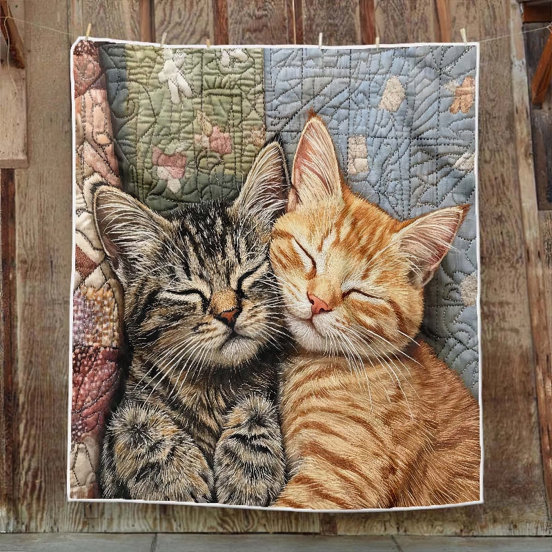 Sweet Kitty Snuggles Blanket - H262 - Premium Blanket