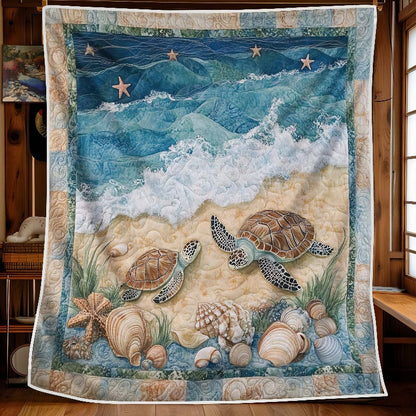 Marine Sea Turtles Blanket - H267 - Premium Blanket