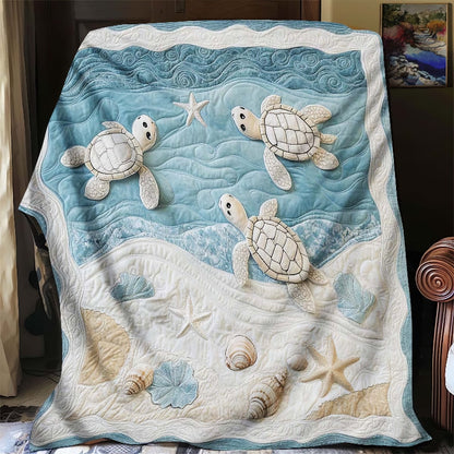 Marine Sea Turtles Blanket - H268 - Premium Blanket