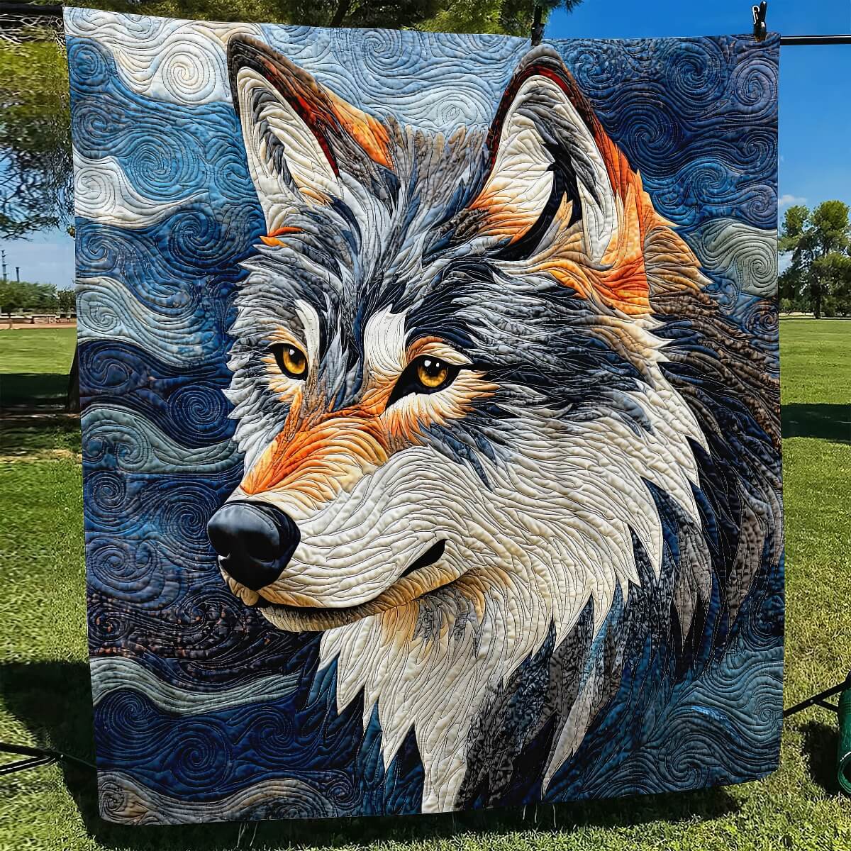 Majestic Wolf Blanket - H274 - Premium Blanket