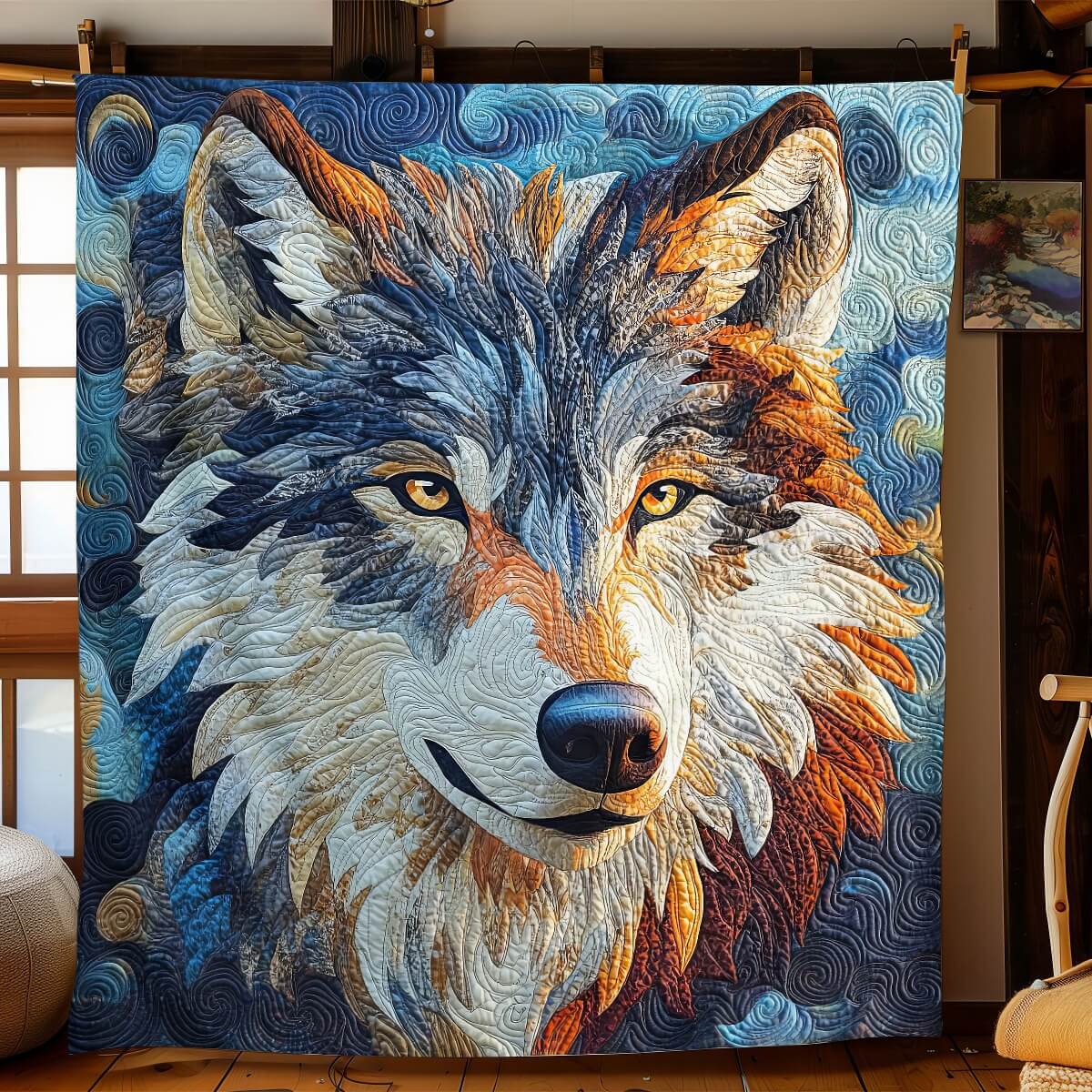 Majestic Wolf Blanket - H276 - Premium Blanket