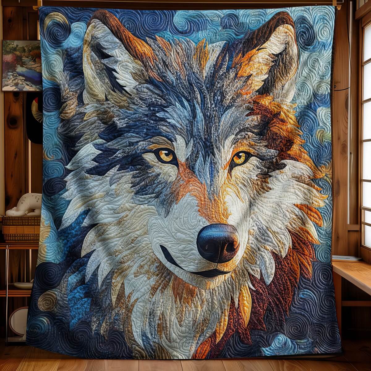 Majestic Wolf Blanket - H276 - Premium Blanket