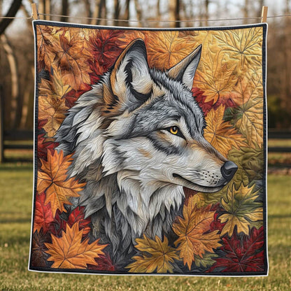 The Autumn Vintage Wolf Blanket - H278 - Premium Blanket