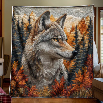 The Autumn Vintage Wolf Blanket - H280 - Premium Blanket