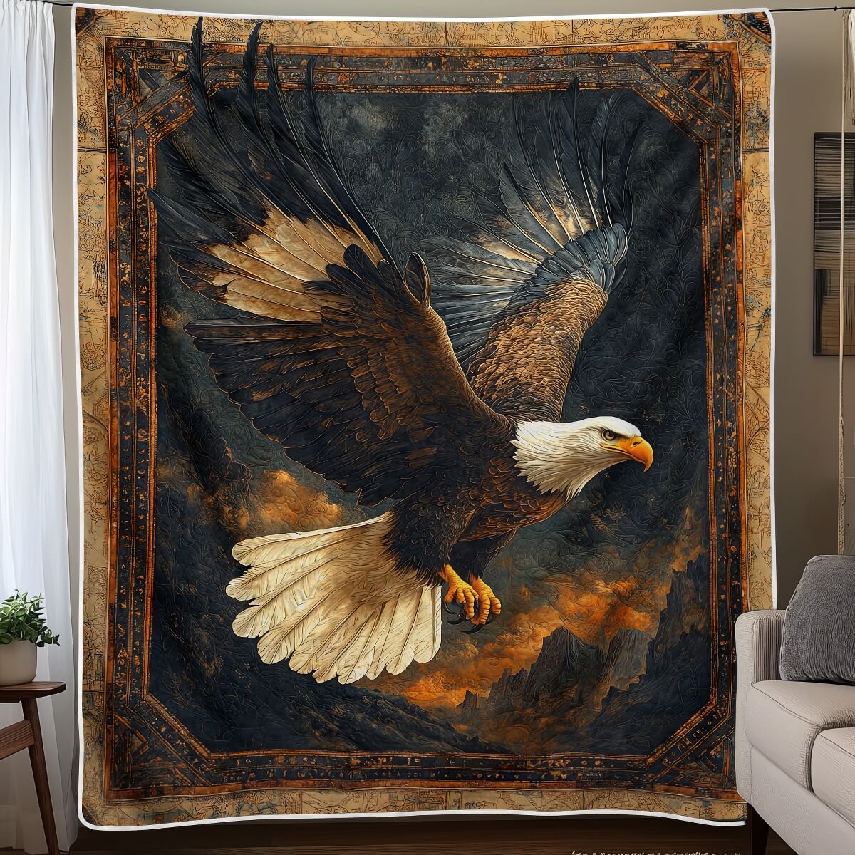 Soaring Eagle Blanket - H285 - Premium Blanket