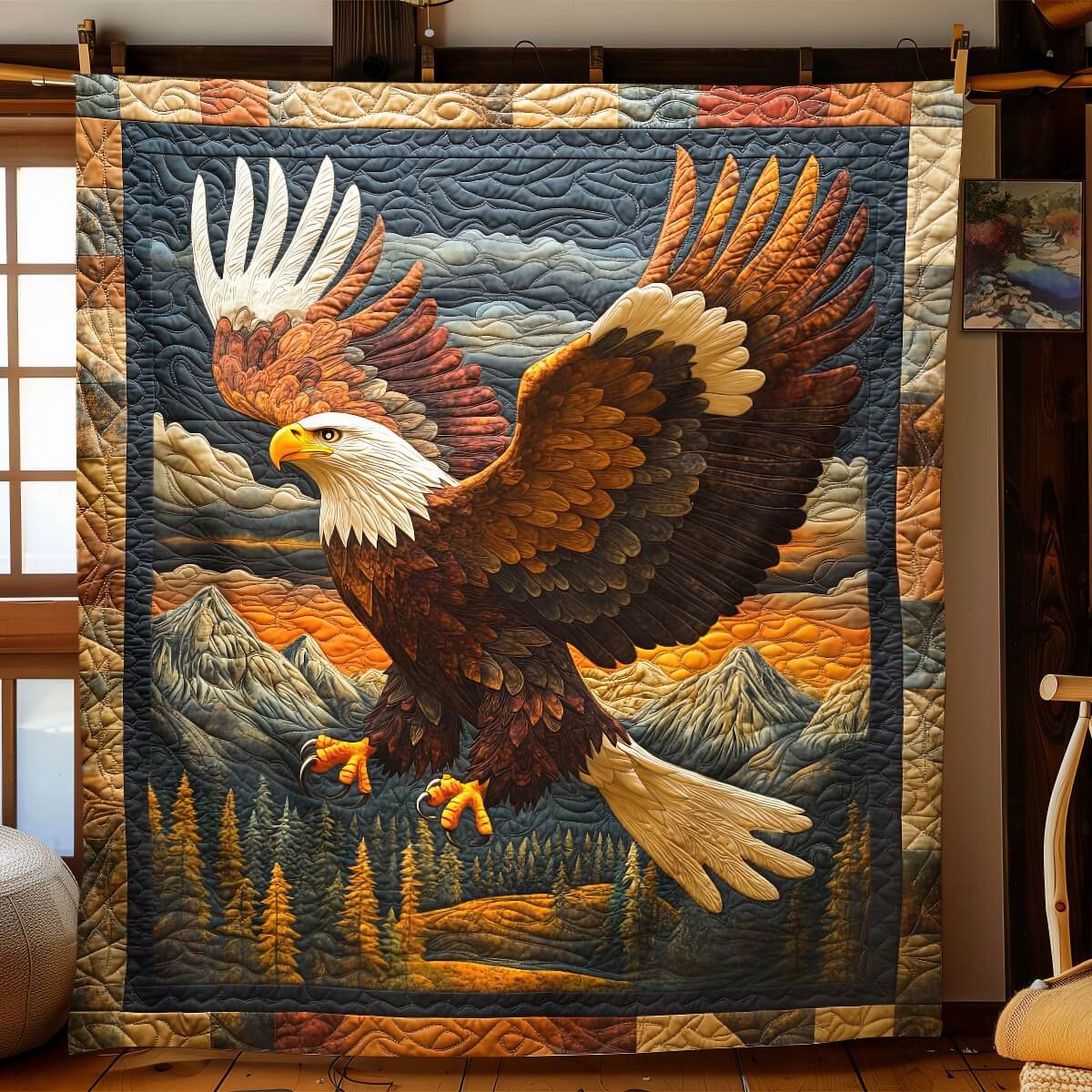 Soaring Eagle Blanket - H286 - Premium Blanket