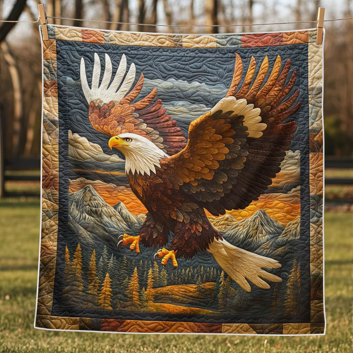 Soaring Eagle Blanket - H286 - Premium Blanket