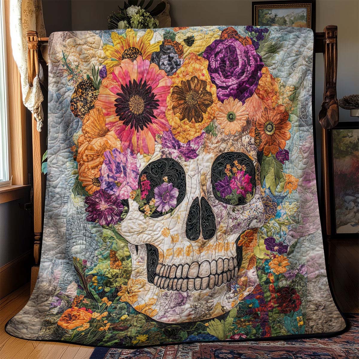 Mystique Solo Skull Blanket - H300 - Premium Blanket