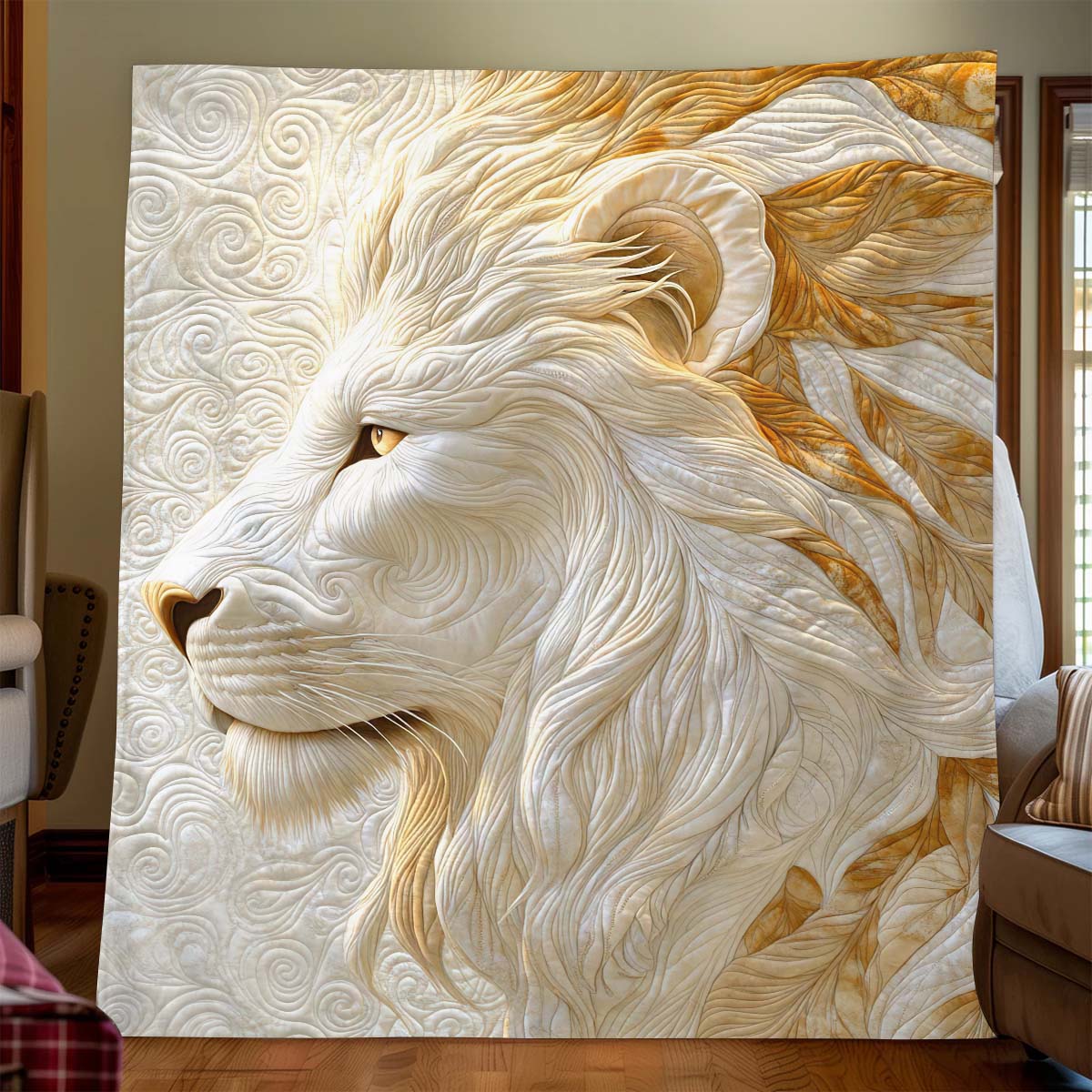 Majestic Lion Blanket - H313 - Premium Blanket