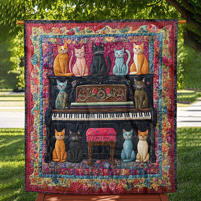 Melodic Cats Blanket - H338 - Premium Blanket