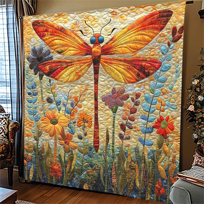 Whimsical Dragonfly Elegance Blanket - H343 - Premium Blanket