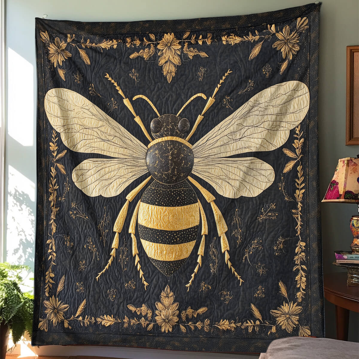 Buzz with the Bee Blanket - H345 - Premium Blanket