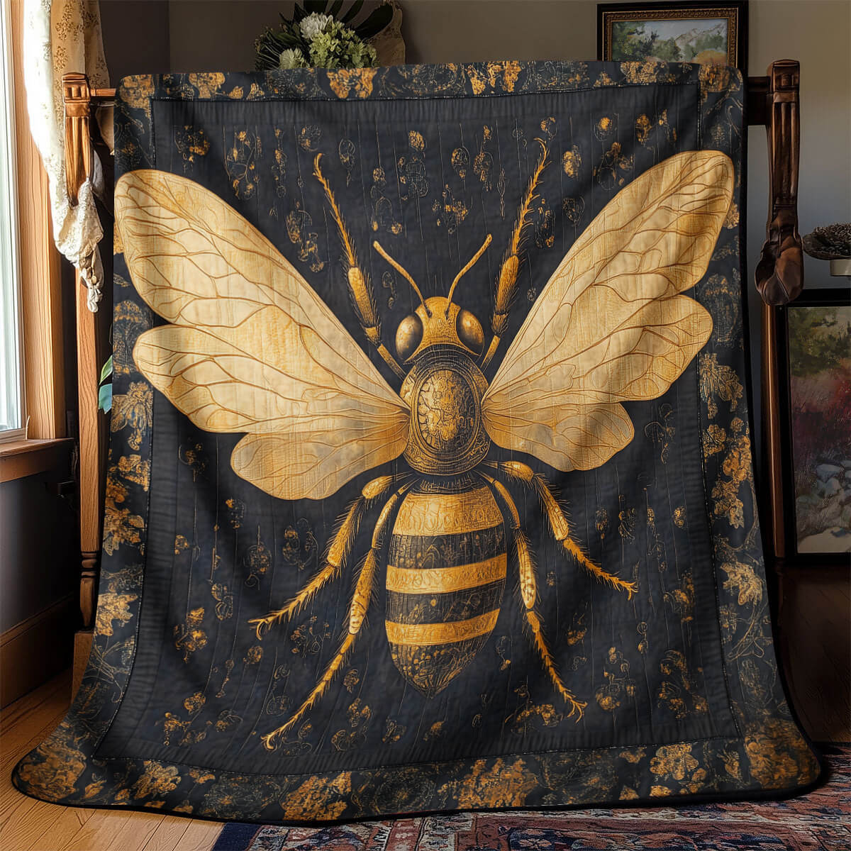 Buzz with the Bee Blanket - H346 - Premium Blanket