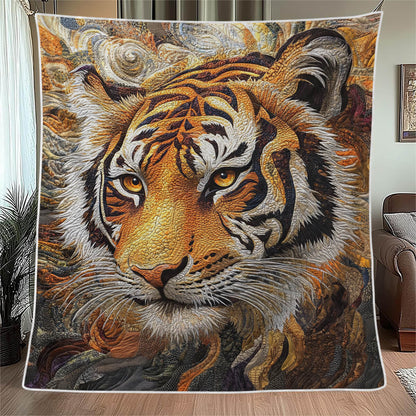 Savage Elegance Tiger Blanket - H348 - Premium Blanket