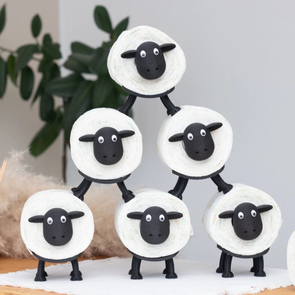 Funny Sheep Toilet Roll Holder