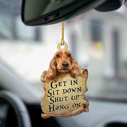 Cocker Spaniel Get In Ornament GI035