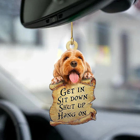 Cockapoo Get In Ornament GI045