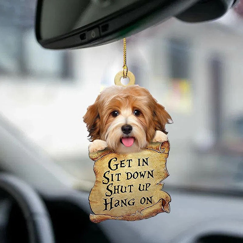 Havanese Get In Ornament GI053