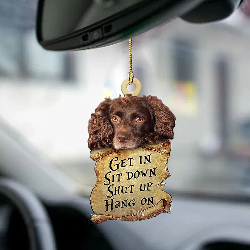 Boykin Spaniel Get In Ornament GI062