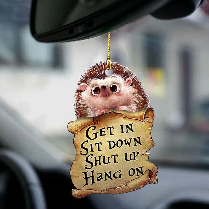 Hedgehog Get In Ornament GI110