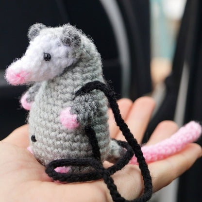 Handcrafted Possum Car Charm