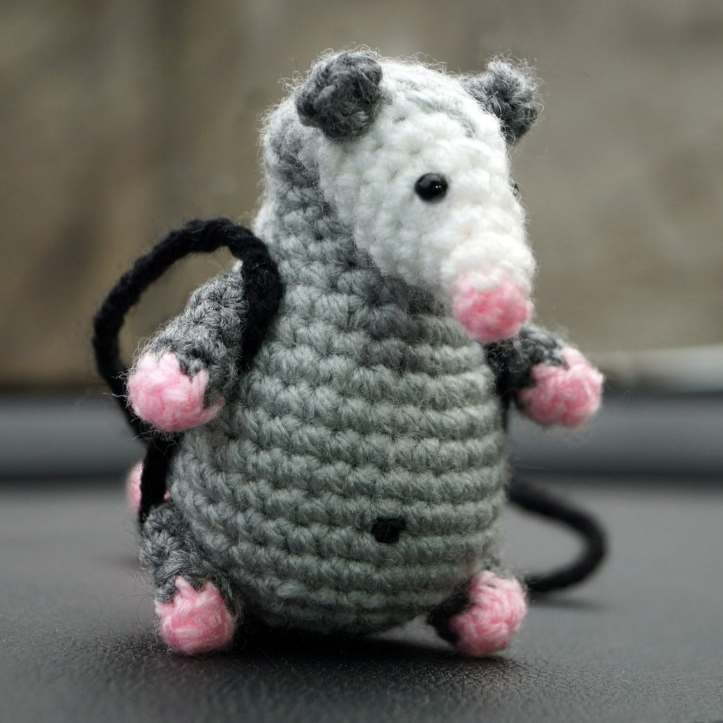 Handcrafted Possum Car Charm