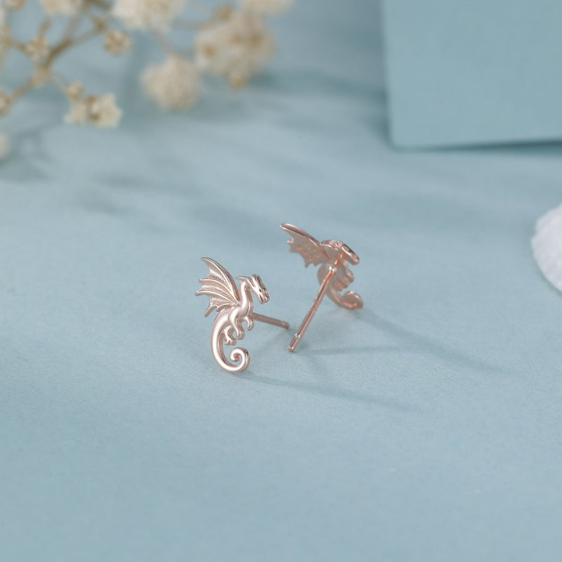 Extra Small Dragon Stud Earrings