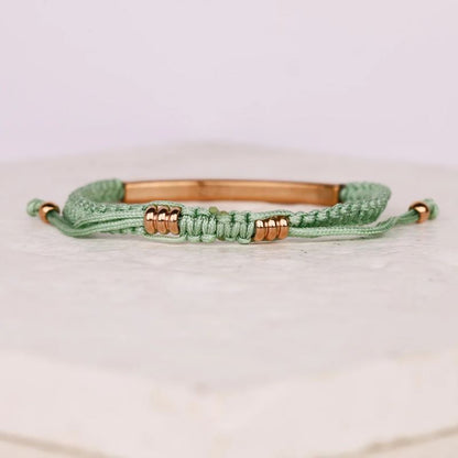 Beautiful Girl You Were Made To Do Great Things - Rope Bracelet