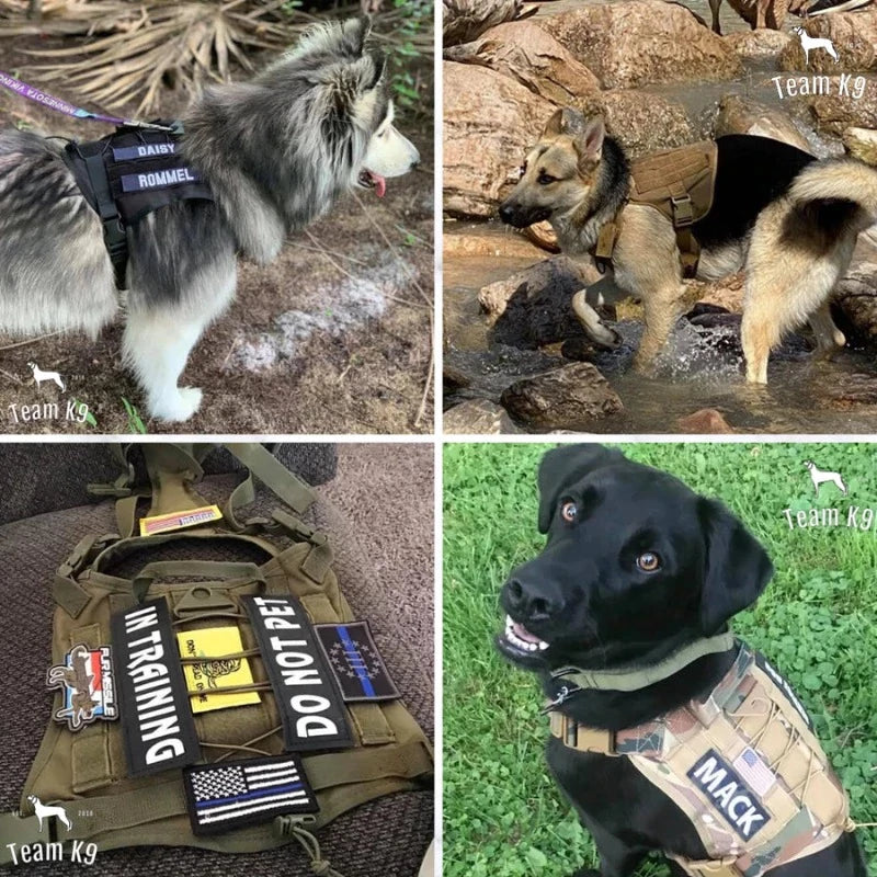 New Heavy Duty Tactical No-Choke Dog Harness