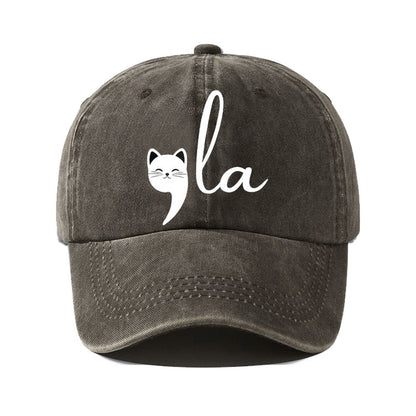 Childless Cat Lady La Print Hat