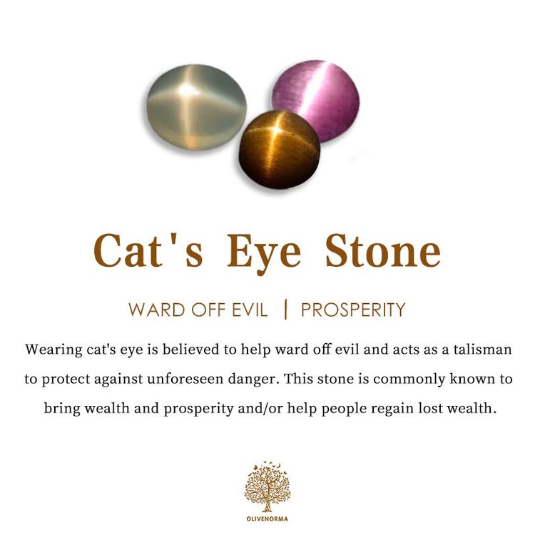 Cat's Eye Stone - Handmade Natural Crystal Gemstone Owl