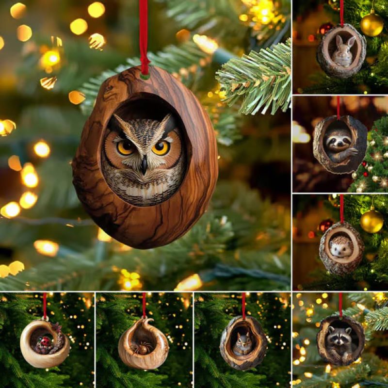 Handmade Animal Christmas Ornament