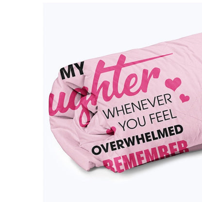 To My Daughter - From Dad - A327 - Premium Blanket